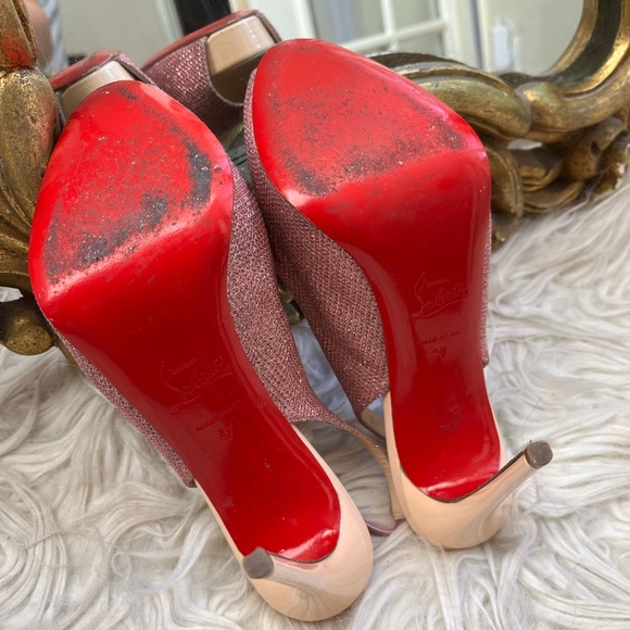 Christian Louboutins. Sparkly pink. - Picture 5 of 6
